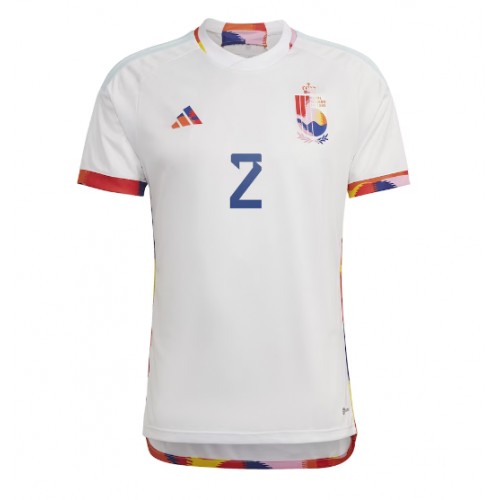 Maillot de foot Belgique Toby Alderweireld #2 Extérieur Monde 2022 Manches Courte